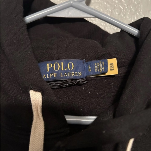 Ralph Lauren Men's Black and Gray Varsity Jacket - Picture 2 of 3